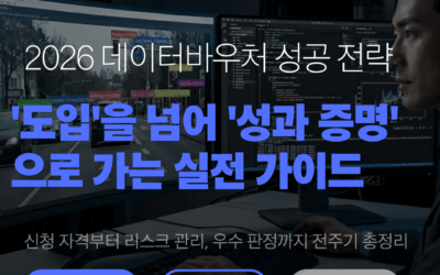 [전략 보고서] 2026년 데이터바우처 지원사업: 단순 선정을 넘어 비즈니스 성공으로 이끄는 로드맵